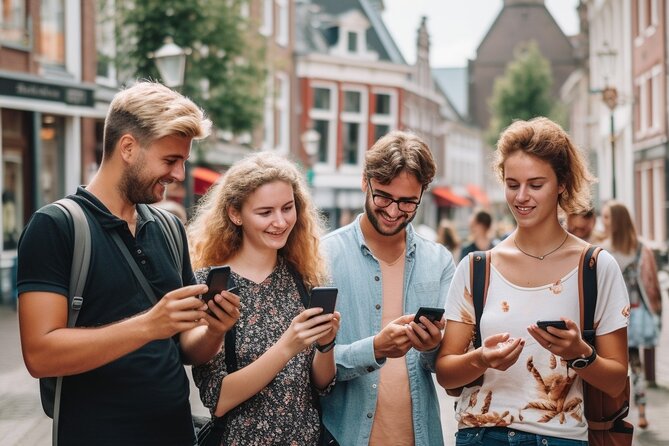 90 minutes Self-Guided Walking tour with puzzles in Leiden - Hartebrugkerk in the shopping district