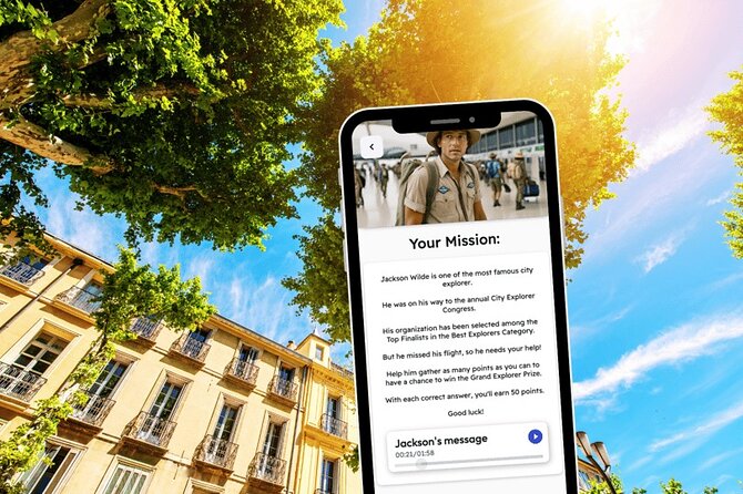 Aix-en-Provence Exploration Game and City Tour on your Phone - Saint-Sauveur Cathedral, where the app takes over