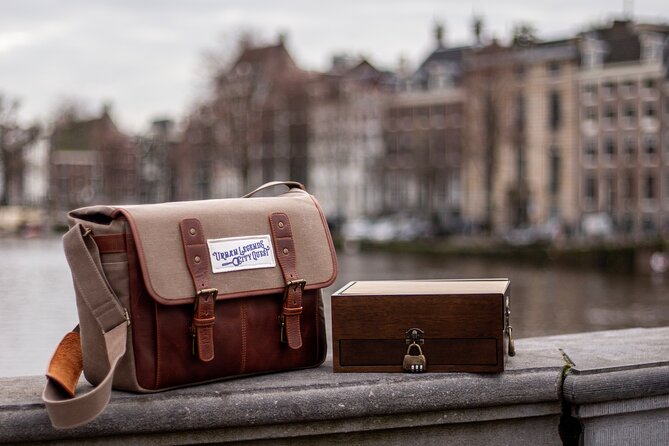 Amsterdam Urban Legend Scavenger City Game - Walking through Amsterdam with a puzzle box