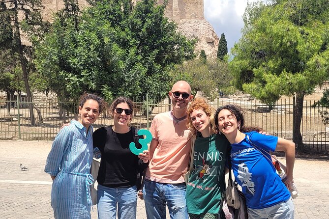 Athens Family Mythology Treasure Hunt and Tour w Food Stop - Areopagus Hill and the best view at the finish