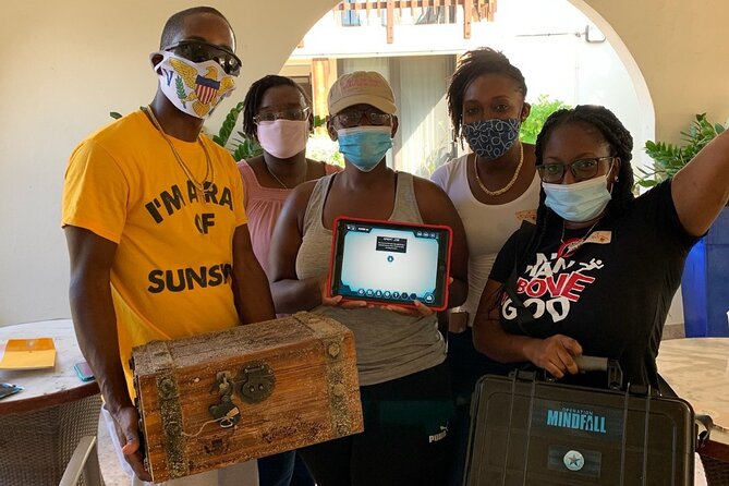 Augmented Reality Secret Agent Treasure Hunt in St Thomas - Your mission begins with a spy case and an iPad