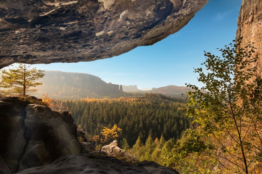 Bad Schandau: Scavenger Hunt through Saxon Switzerland - Taking the historic elevator to Osterrauer Scheibe