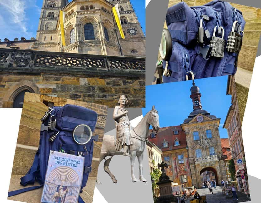 Bamberg: Outdoor Escape Game with a Puzzle Backpack - What you actually carry in the puzzle backpack