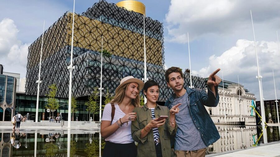 Birmingham: City Walking Tour and Exploration Game - Birmingham as an outdoor puzzle board