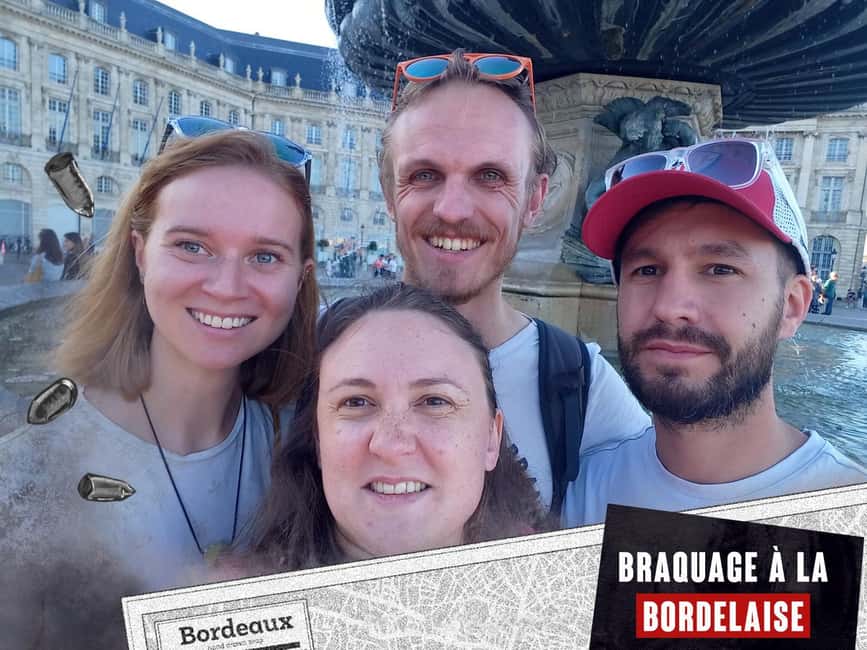Bordeaux: Outdoor Escape Game - Braquage à la bordelaise - Turning Place Saint-Pierre into the first clue