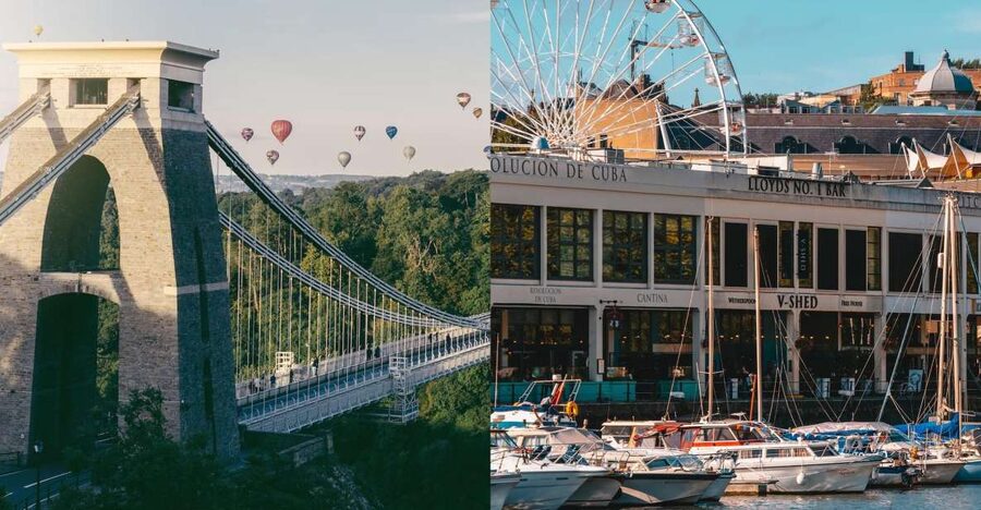 Bristol: Fun Puzzle Treasure Hunt to a Pub! + Team Racing! - Choosing between one route and a team race