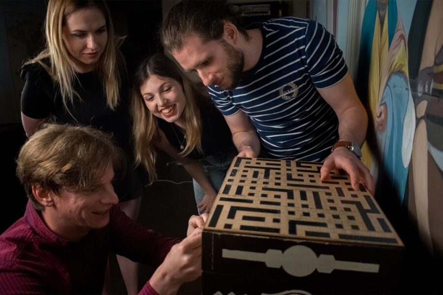 Budapest: Escape Room game - Egyptian Adventure - Entering the Egyptian Adventure in central Budapest