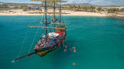 Cabo San Lucas: Pirate Cruise with Snorkel Treasure Hunt