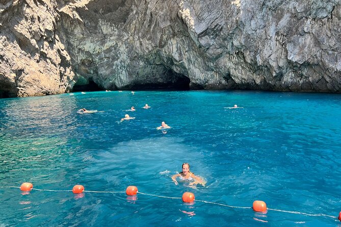Capri Private all inclusive Boat Tour with City Exploration - Punta Carena lighthouse and the western coast
