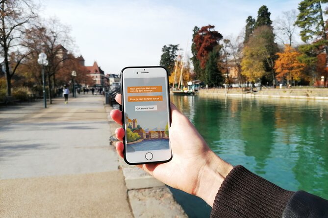 City Game Annecy and the shadow of the sword - Palais de l’Île gives the story a memorable landmark