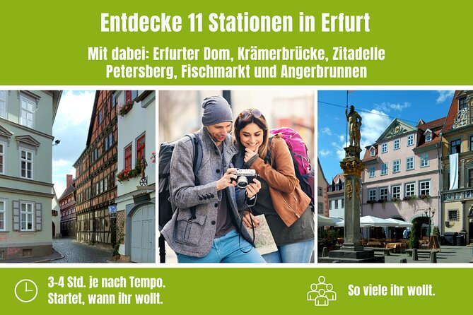 City game scavenger hunt Erfurt - independent city tour I discovery tour - What the price means for a group of 10