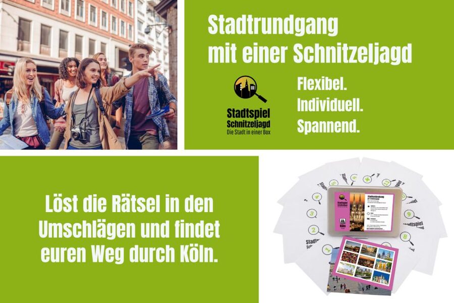 Cologne: Scavenger Hunt Self-Guided Tour - What comes in the game box
