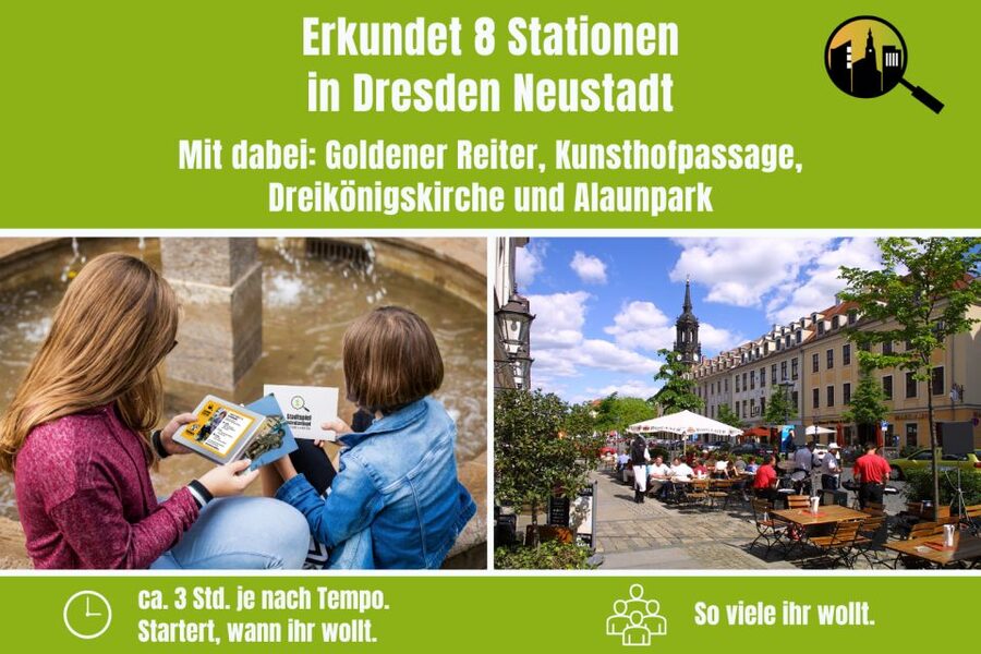 Dresden Neustadt: Scavenger Hunt for Children - Playgrounds, cafés, and the freedom to stop