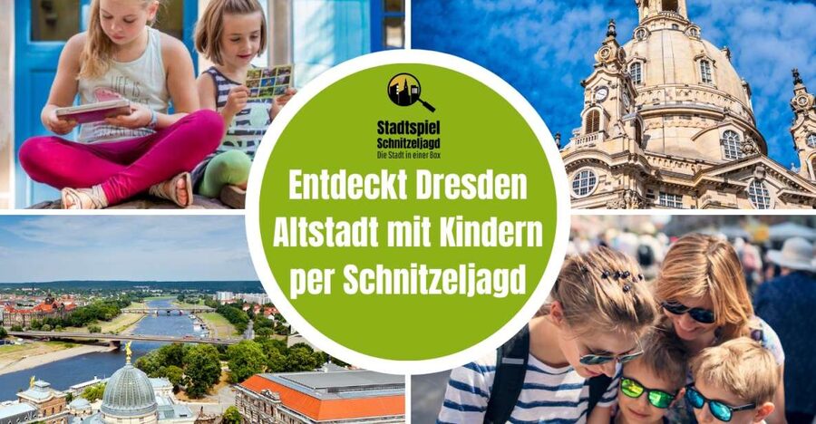 Dresden: Old Town Scavenger Hunt for Children - What comes in the City Game box