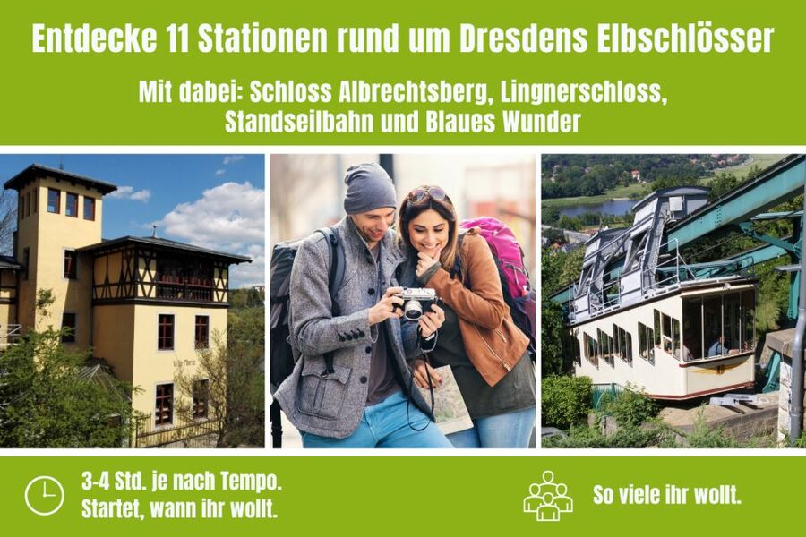 Dresden: Scavenger Hunt to Elbe River & Castles - The Old Fährhaus and Elbe beer gardens