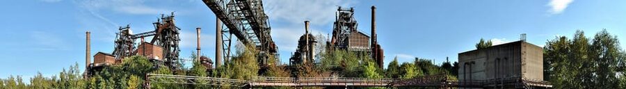 Duisburg Landscape Park GPS treasure hunt in old ironworks - What makes the industrial setting worthwhile