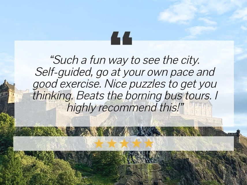 Edinburgh: Royal Mile Walking Tour & Exploration Game - Why the $37 group price can work well