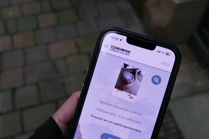 Escape Game The Walking Dead in Limoges - Meeting Rick, Daryl, and Maggie through the app
