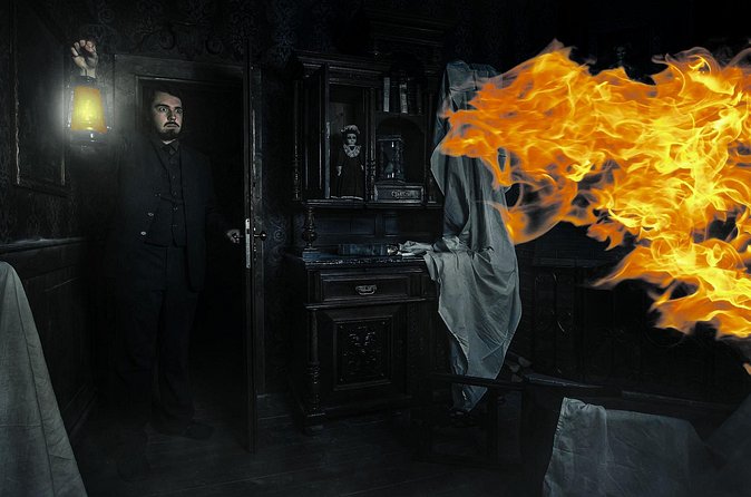 Escape Room Experience - SCORCHED (Approx 1 hour) - Props and special effects add weight to the setting