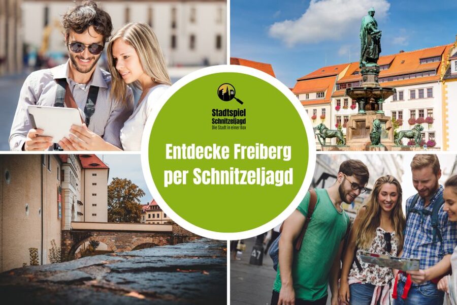 Freiberg: Scavenger Hunt Self-Guided Walking Tour - The route through Freiberg’s old mining town