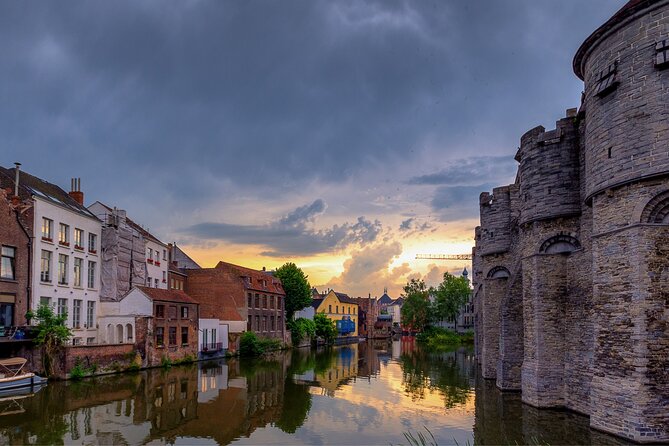 Ghent Scavenger Hunt and Highlights Self Guided Audio Tour - St. Michael’s Bridge and the first city views