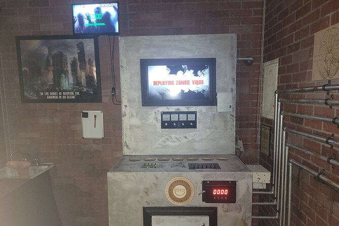 Hellevator Interactive Escape Room in Northfield, New Jersey - Solving the puzzles with only five clues