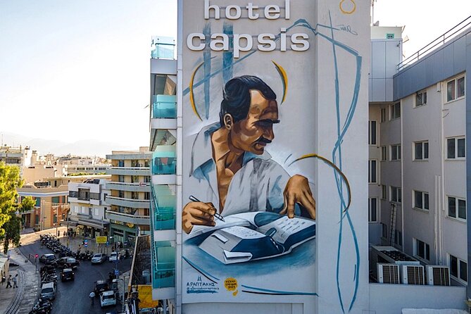 Heraklion Family Treasure Hunt with Food Stop - Street art at Plateia Eleftherias