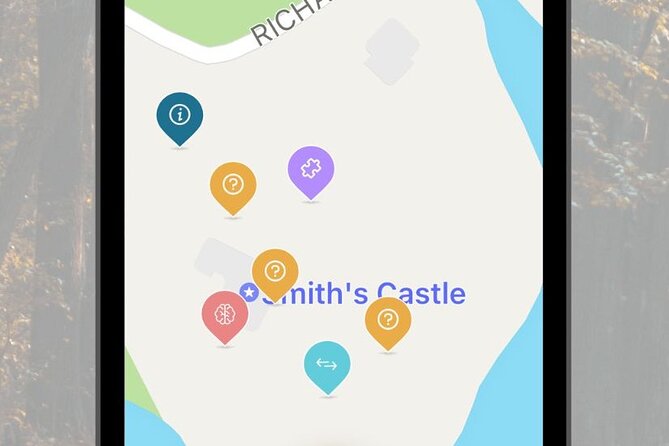 History Scavenger Hunt at Smith's Castle 17th Century Plantation - Following the digital map across the grounds