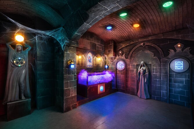Magic School: Episode II Escape Game in Prague - The wands, fireplace, and live effects