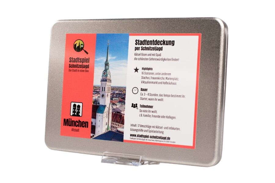 Munich: Scavenger Hunt Self-Guided Tour - What the metal box adds to the experience