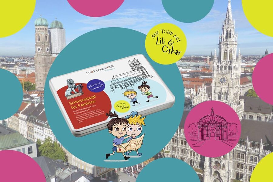 Munich: Self-guided sightseeing scavenger hunt for families - A Munich tour that turns walking into a game