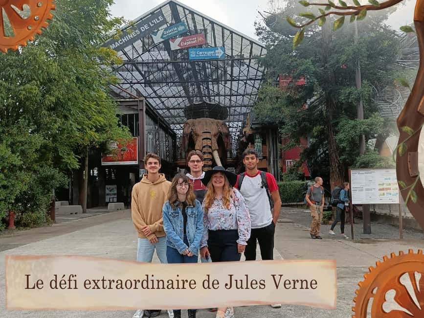Nantes: Outdoor Escape Game - Le défi de Jules Verne - A time-travel problem on the Île de Nantes