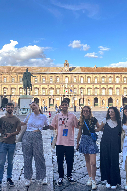 Naples: Family Mythology Treasure Hunt w/ Food Stop - Piazza Municipio, Galleria Umberto I, and the finish at Plebiscito