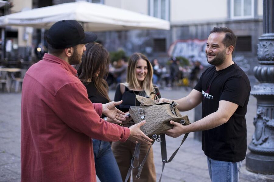Naples: The Path of the Immortals Treasure Hunt Walking Tour - Piazza del Gesù Nuovo: the first test