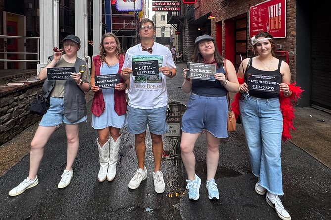 Nashville Noir: Murder Mystery Game & Pub Crawl - Standard Proof Whiskey Co and physical evidence