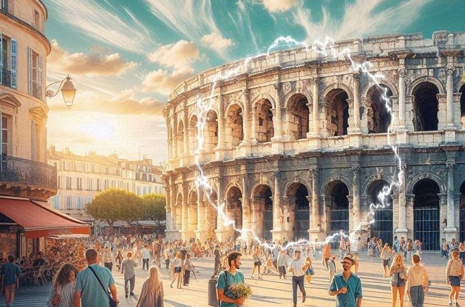 Nîmes: Escape game outdoor team on the theme of magic - How well does the game use Nîmes?