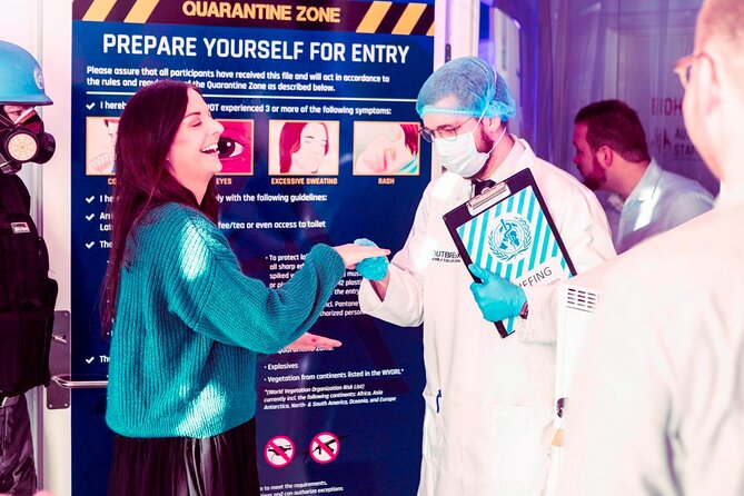 Outbreak Escape Room - A Strong Choice for Six Friends or Colleagues
