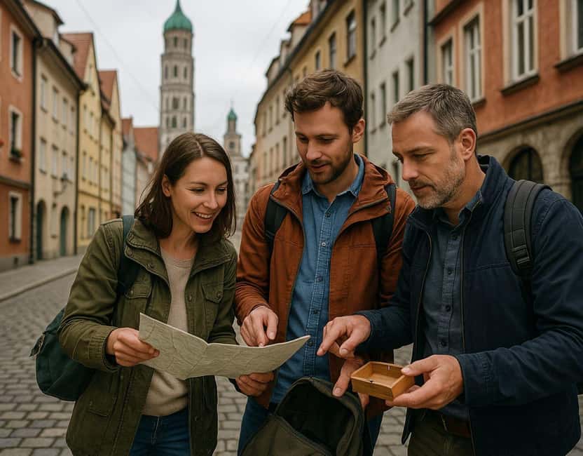 Outdoor Escape Game with Mystery Backpack Augsburg: The Merchant's Seal - Key points at a glance