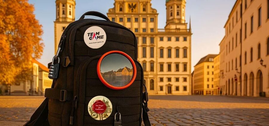 Outdoor Escape Game with Mystery Backpack Augsburg: The Merchant's Seal - A merchant’s mystery in the middle of Augsburg