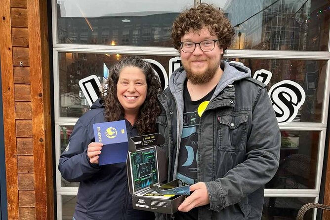Outdoor Escape Room in Milwaukee - RiverWalk - A puzzle box turns RiverWalk into your playing field