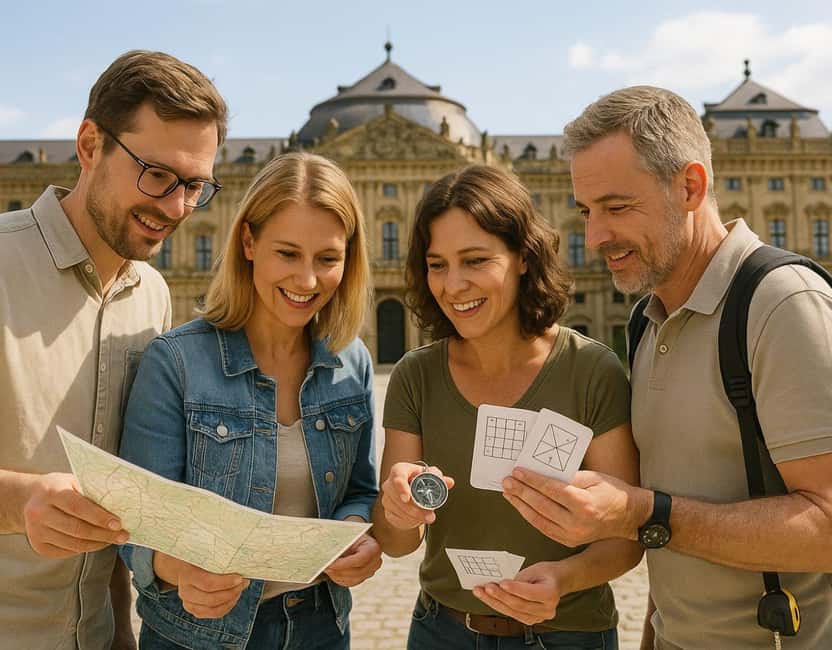 Outdoor Escape Tour – Puzzle Backpack Würzburg: The Lost Plan - What the Investigative Backpack Contains