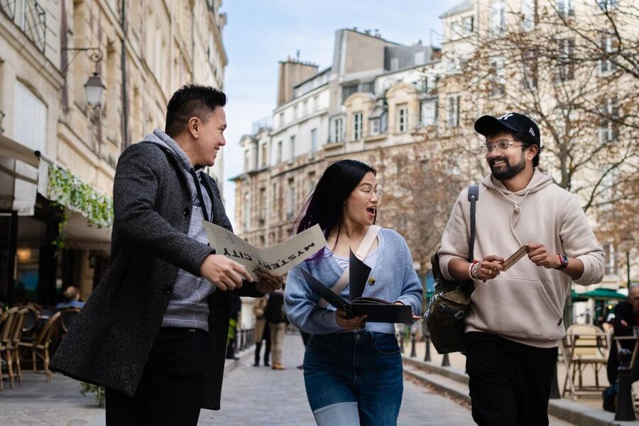 Paris: Treasure Hunt & Walking Tour "Secret Weapon X" - Following the treasure map through central Paris