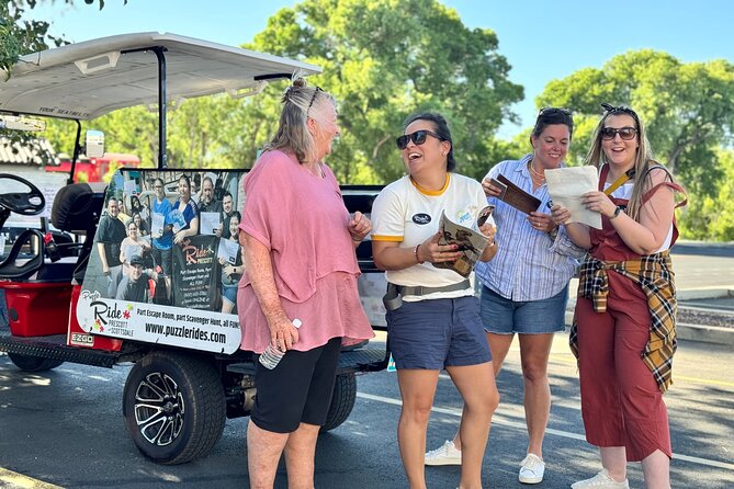 Prescott Wild West Heist Puzzle Ride Adventure - Rolling through downtown Prescott