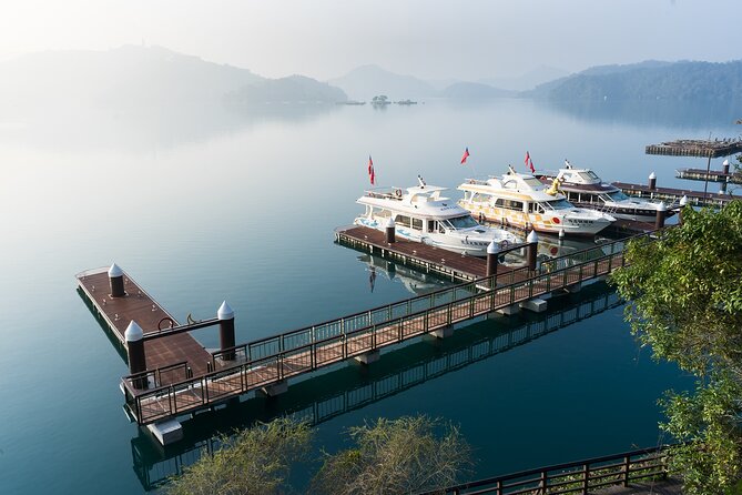 Private 1 Day Sun Moon Lake Escape Tour from Taipei - Crossing the water from Shuishe Wharf