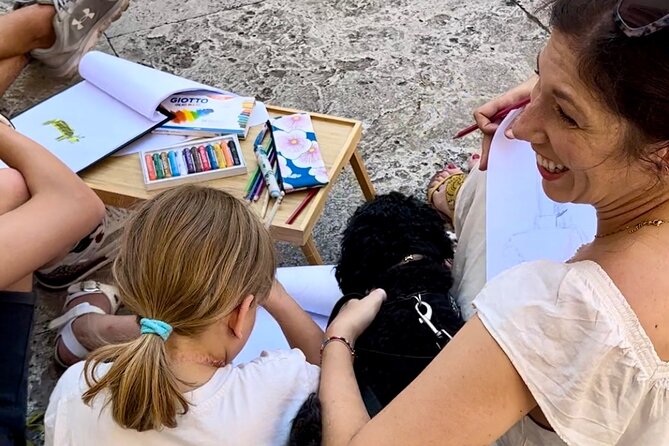 Private Family Scavenger Hunt & Art Lab Tour – Rome Landmarks - Largo Argentina brings the cat sanctuary into the story