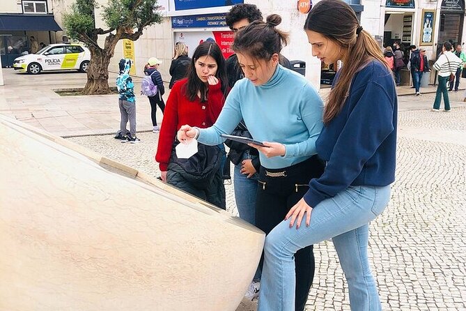 Private Outdoor Escape Game in Lisbon - Teatro Nacional Dona Maria II and the next set of clues