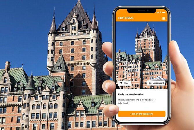 Quebec City Scavenger Hunt and City Highlights Walking Tour - Walking through Quartier Petit Champlain