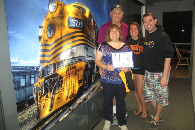 Rocky Mountain Zephyr Puzzle Room Experience - Train Cars, Effects, and Themed Details