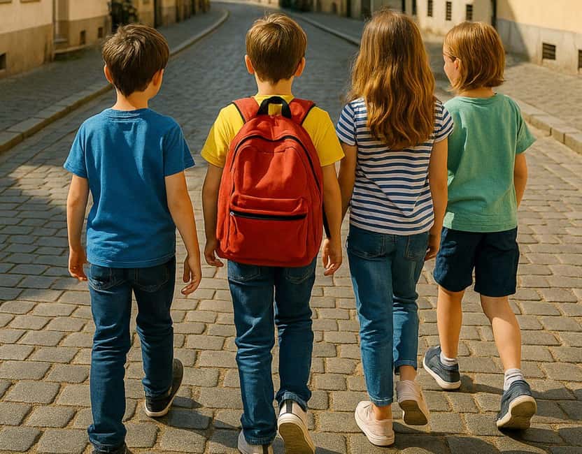 SAMS Kids' Puzzle Tour with Puzzle Backpack through Bamberg - The Backpack, Locks, and Small Rewards