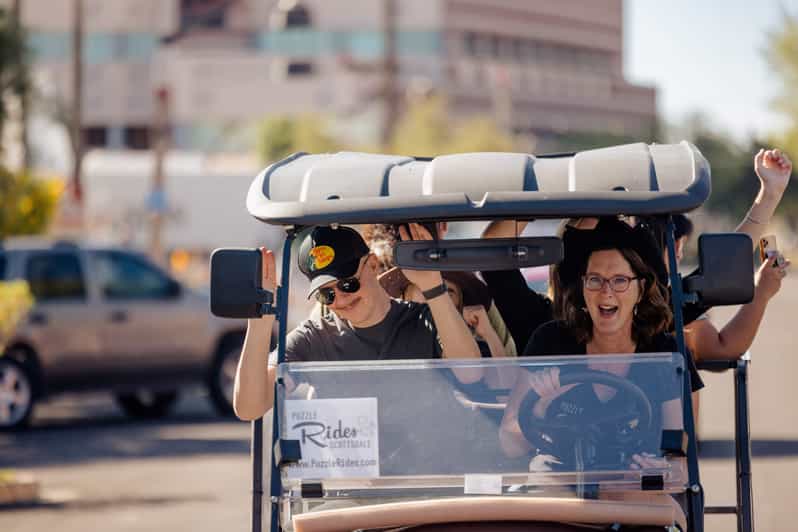 Scottsdale: Wild West Heist Puzzle Ride Adventure - Riding between historic landmarks